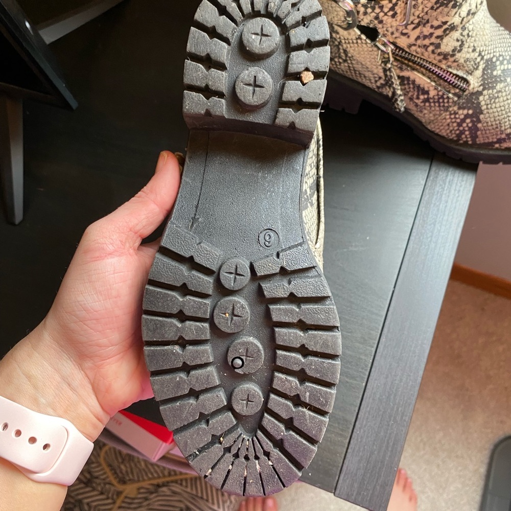 Qupid Snake Booties With Zipper On Side - image 4